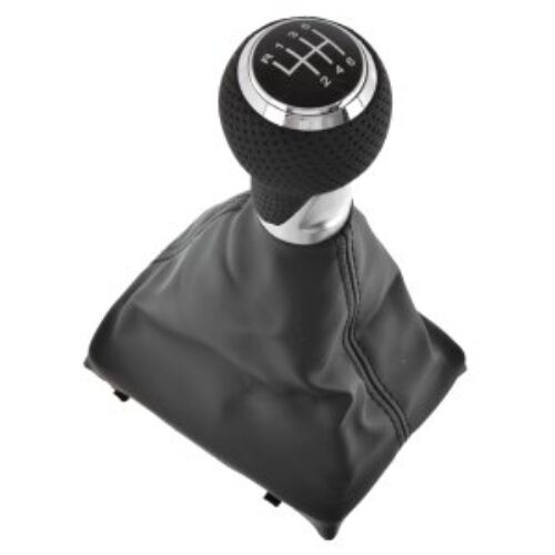 ΠΟΜΟΛΟ-ΦΟΥΣΚΑ ΛΕΒΙΕ ΤΑΧΥΤΗΤΩΝ AUDI A4 B8 8Κ ’08-’15/ Q5 8R/ A5 – 6 ΤΑΧΥΤΗΤΕΣ – R123456 – ΠΕΡΦΟΡΕ ΔΕΡΜΑ – ΜΑΥΡΟ/ΑΣΗΜΙ